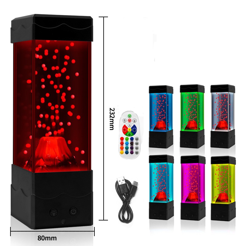 Lava Lamp Desktop - LED Lava Vulkan Licht Hause Dekoration