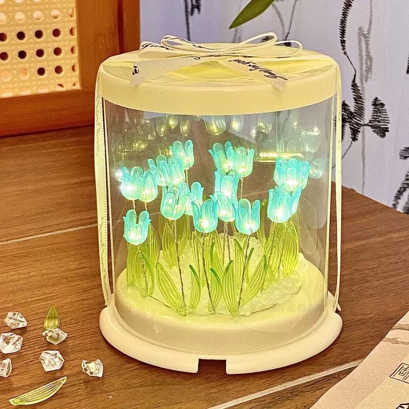 Lighting Table Decor - DIY Tulpe Lampe Simulation Blume Meer