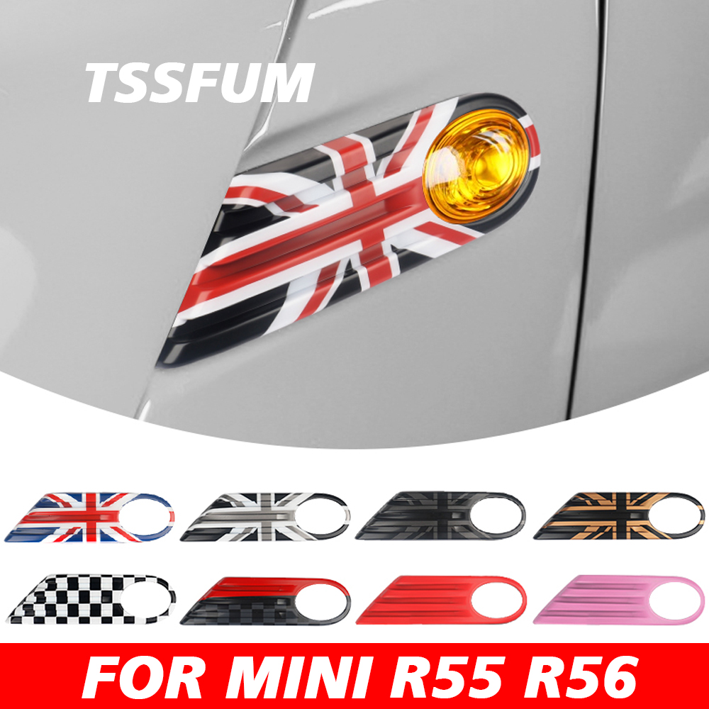Union Lighting & Decor Photos - Union Jack Auto-Außenseitenkotflügel-Abdeckung mit Signalleuchten-Dekorationsgehäuse-Aufkleber für
