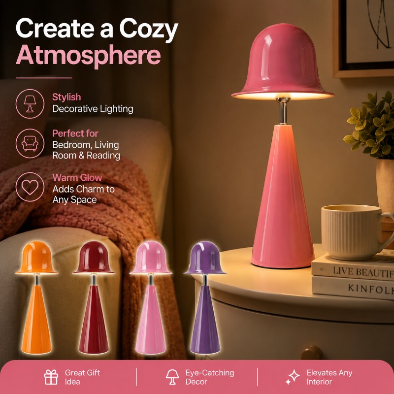 Mushroom Table Lamp - Moderne Kreative Pilz-Tischlampe USB-Aufladbar Touch-LED-Nachtlicht Schlafzimmer