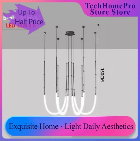 Decor Lighting Online - TechHPNordic Modern Art Line LED-Pendelleuchten, Hängelampe
