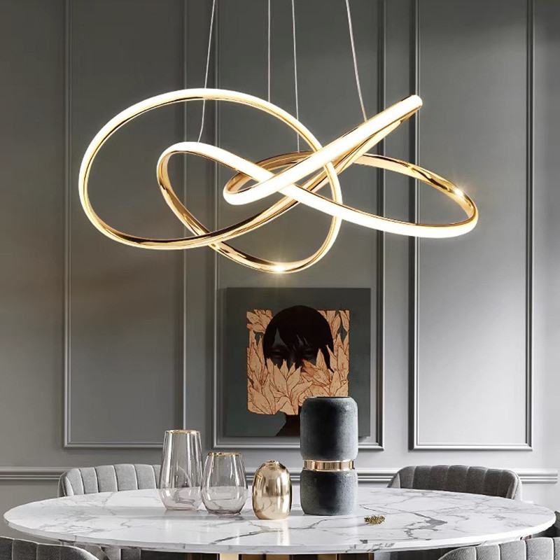 Decor Lighting Online - Moderne Restaurant-Pendelleuchte, LED-Deckenleuchte für Wohnzimmer, Heimdekoration,