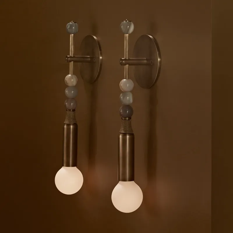 Lighting Decor For Bedroom - Nordische Vintage Wandleuchte aus massivem Messing