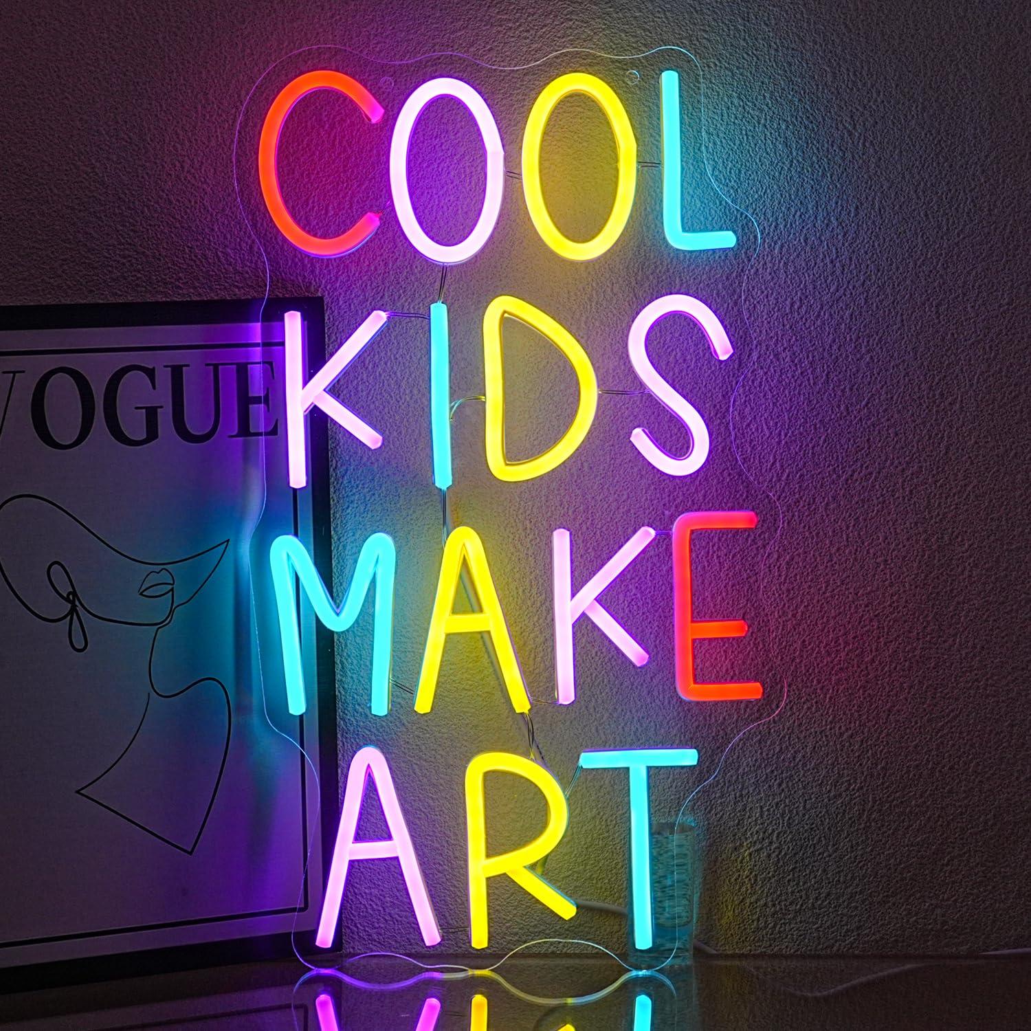 Wall Decor Lighting - Coole Kinder-Kunst-Neonleuchte USB Dimmbare LED-Lampen für