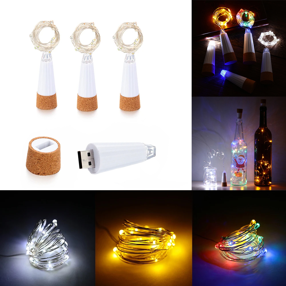 Decor Lighting Cork - 2 m 20 LED-Lichterkette aus Kork,