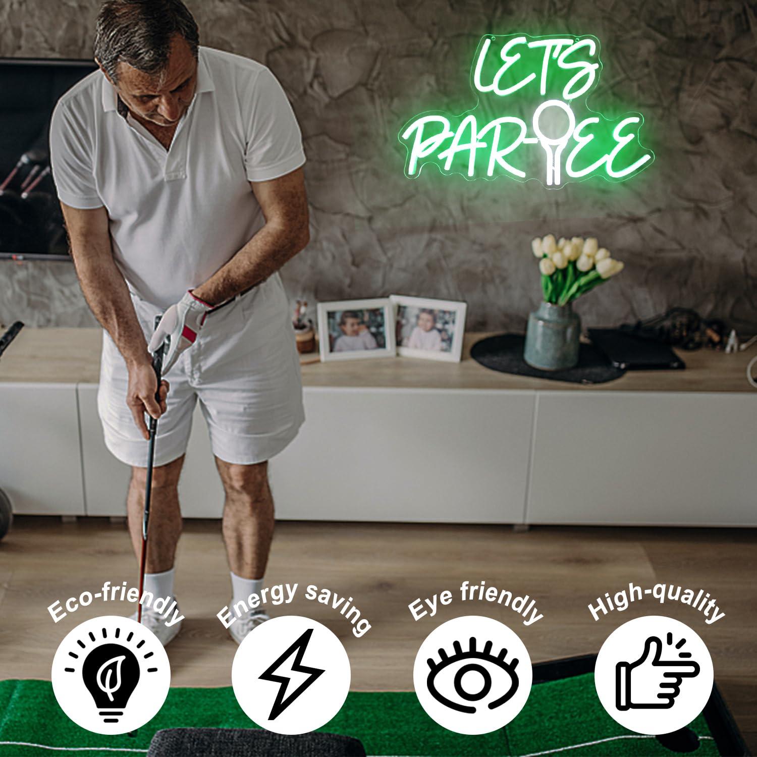 Let's Par Tee Neon-Schild Golf – Wall Decor Lighting Bewertung und Preis