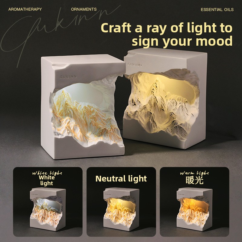Golden Mountain Sunrise Aroma- – Lighting Decor Sunrise Bewertung und Preis