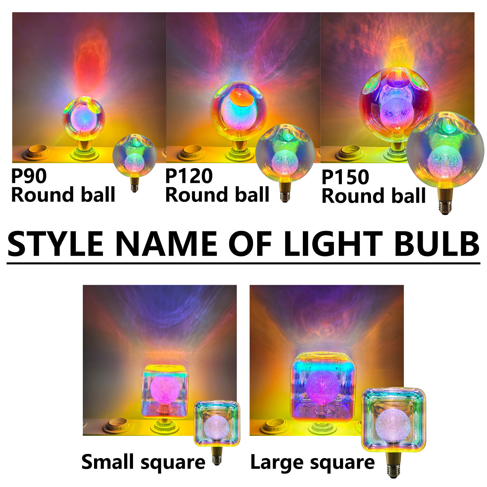 E27 P90 P120 P150 Runde Kugel  – Lighting Decor For Bedroom Bewertung und Preis