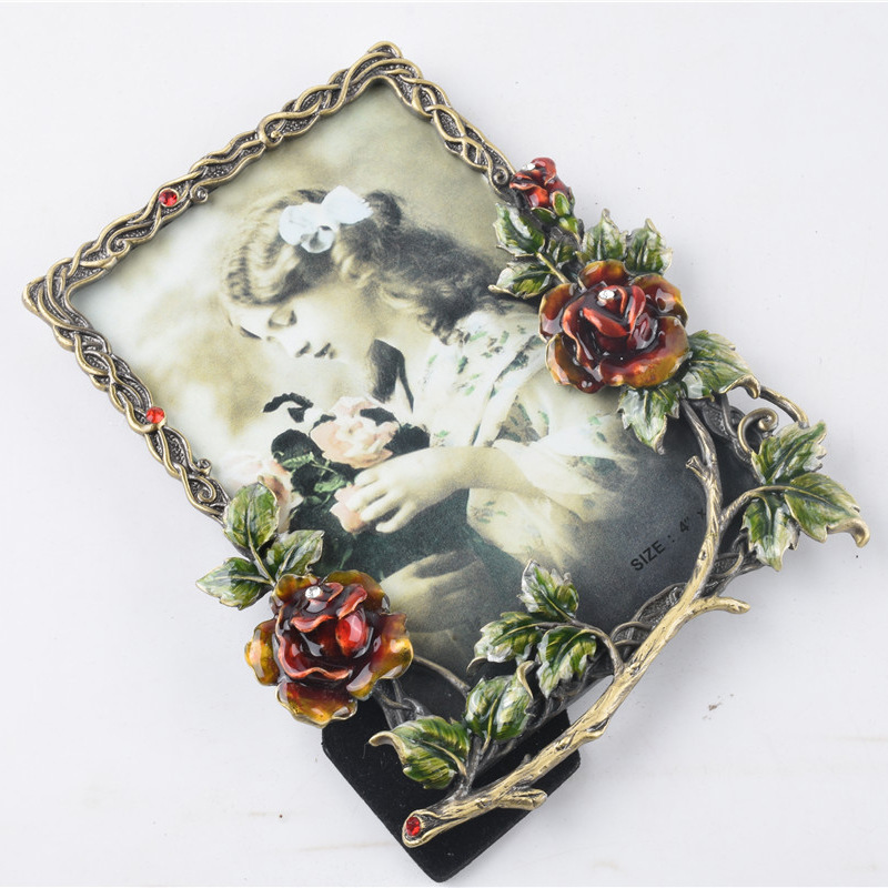 Moderne Legierung Foto Rahmen  – Lighting Room Decor Photo Bewertung und Preis