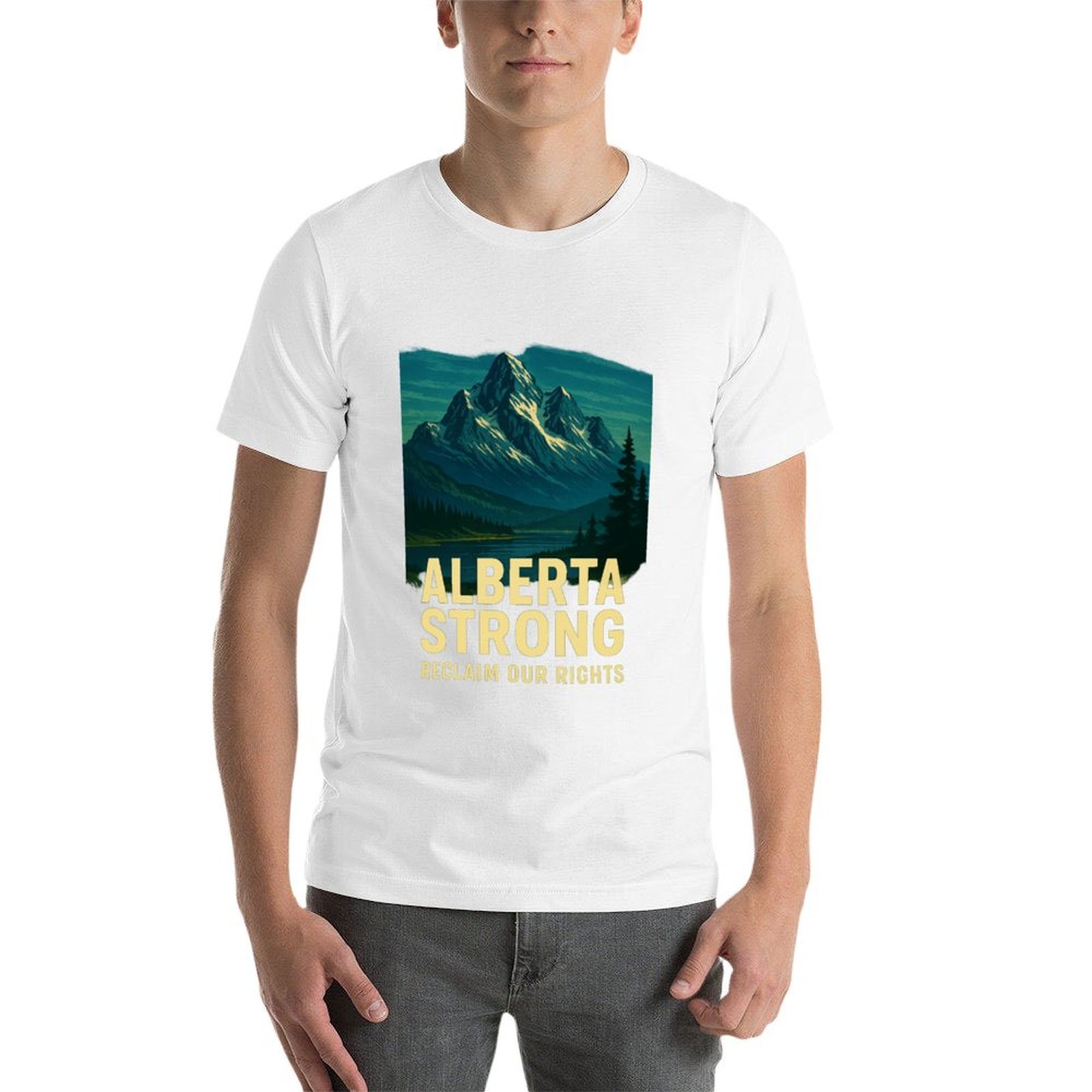 Alberta Strong T-Shirt Lässige – Alberta Lighting & Decor Edmonton Ab Bewertung und Preis