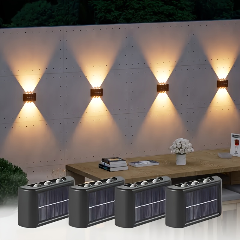 LED Solarleuchte für Außen, Wa – Wall Decor Lighting Bewertung und Preis