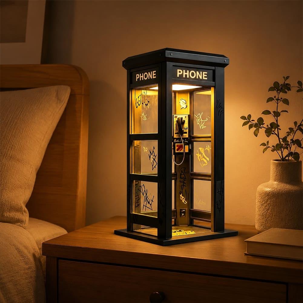 Retro Graffiti Telefonzellen-T – Lighting Table Decor Bewertung und Preis