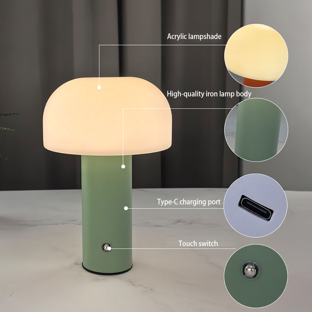 Neue Pilzlampe LED Lade Tischl – Mushroom Table Lamp Bewertung und Preis