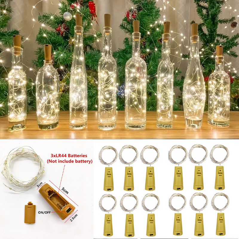 6 stücke 20led Wein Flasche mi – Decor Lighting Cork Bewertung und Preis
