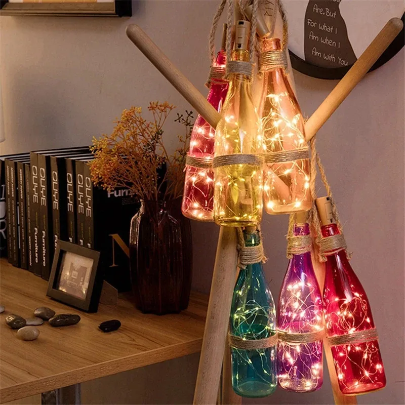 6 stücke 20led Wein Flasche mi – Decor Lighting Cork Bewertung und Preis