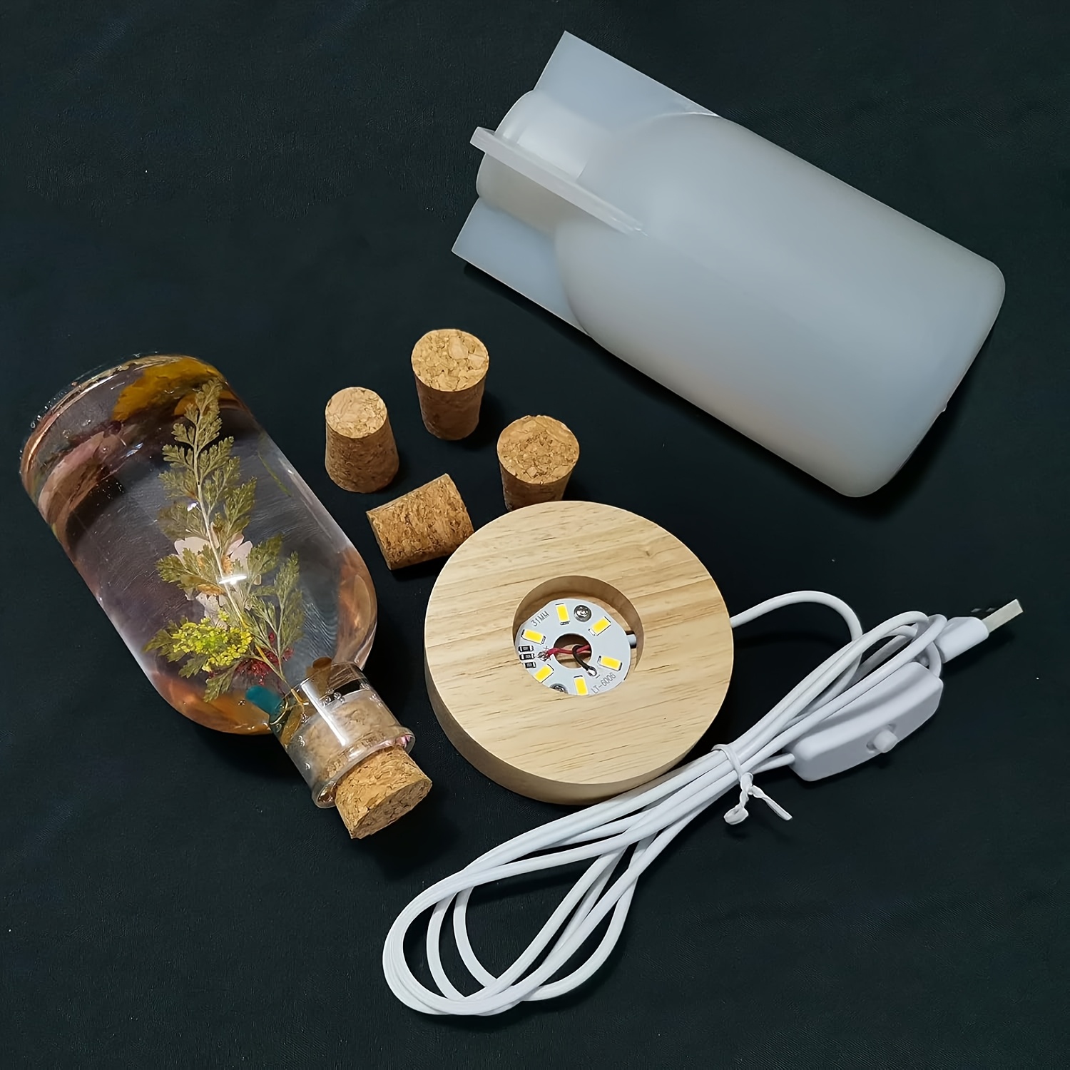 Drift Bottle Light Resin-Forme – Decor Lighting Cork Bewertung und Preis