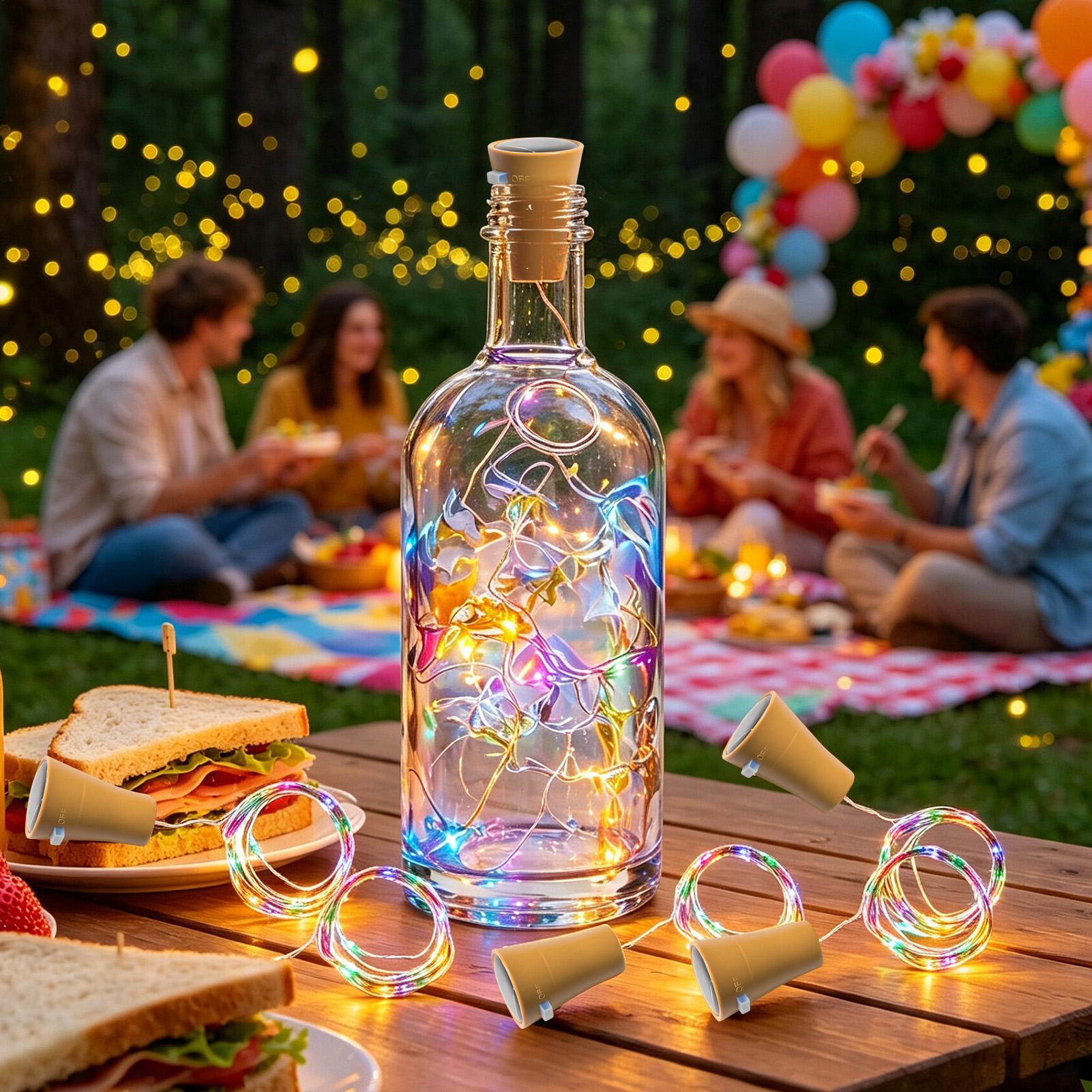 Solar-Weinflaschenlichter, LED – Decor Lighting Cork Bewertung und Preis
