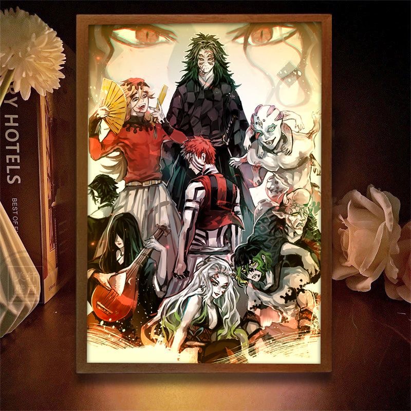 Dämon Slayer Action-figuren Li – Lighting Room Decor Photo Bewertung und Preis