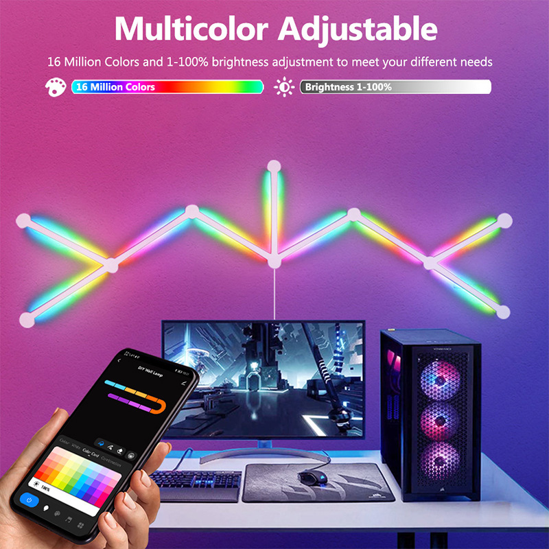 Intelligente RGB-Wandleuchte,  – Lighting Decor For Bedroom Bewertung und Preis