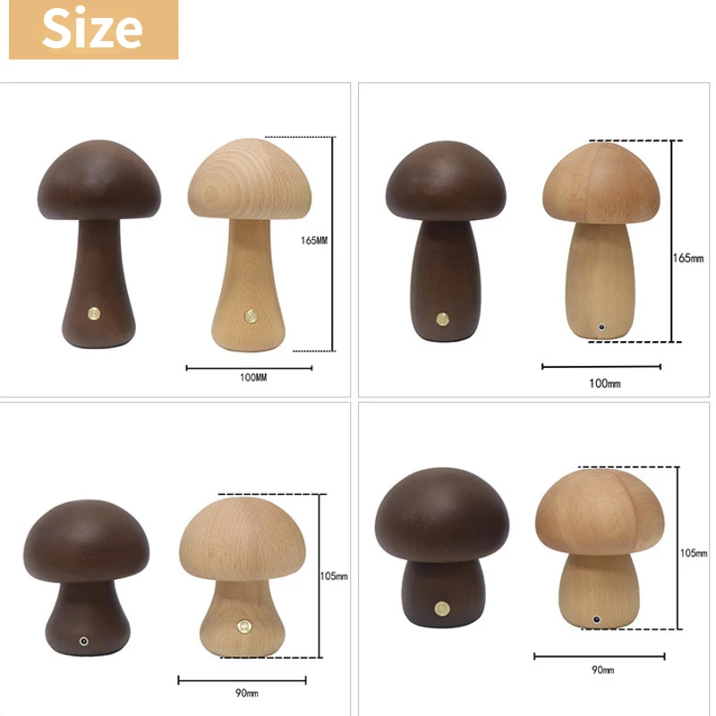 Niedliche Pilz-LED-Nachtlicht- – Mushroom Table Lamp Bewertung und Preis