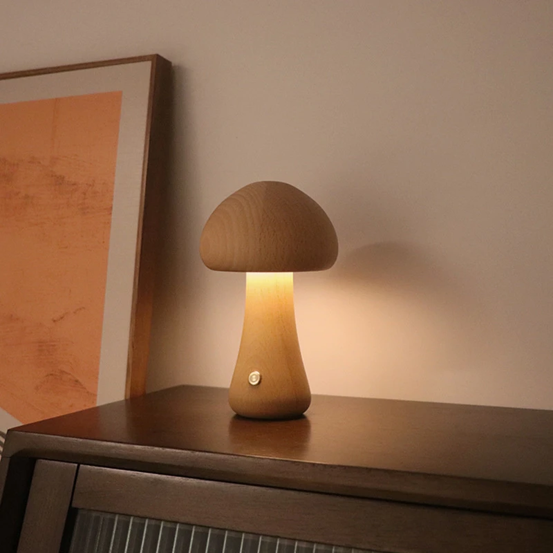 Niedliche Pilz-LED-Nachtlicht- – Mushroom Table Lamp Bewertung und Preis