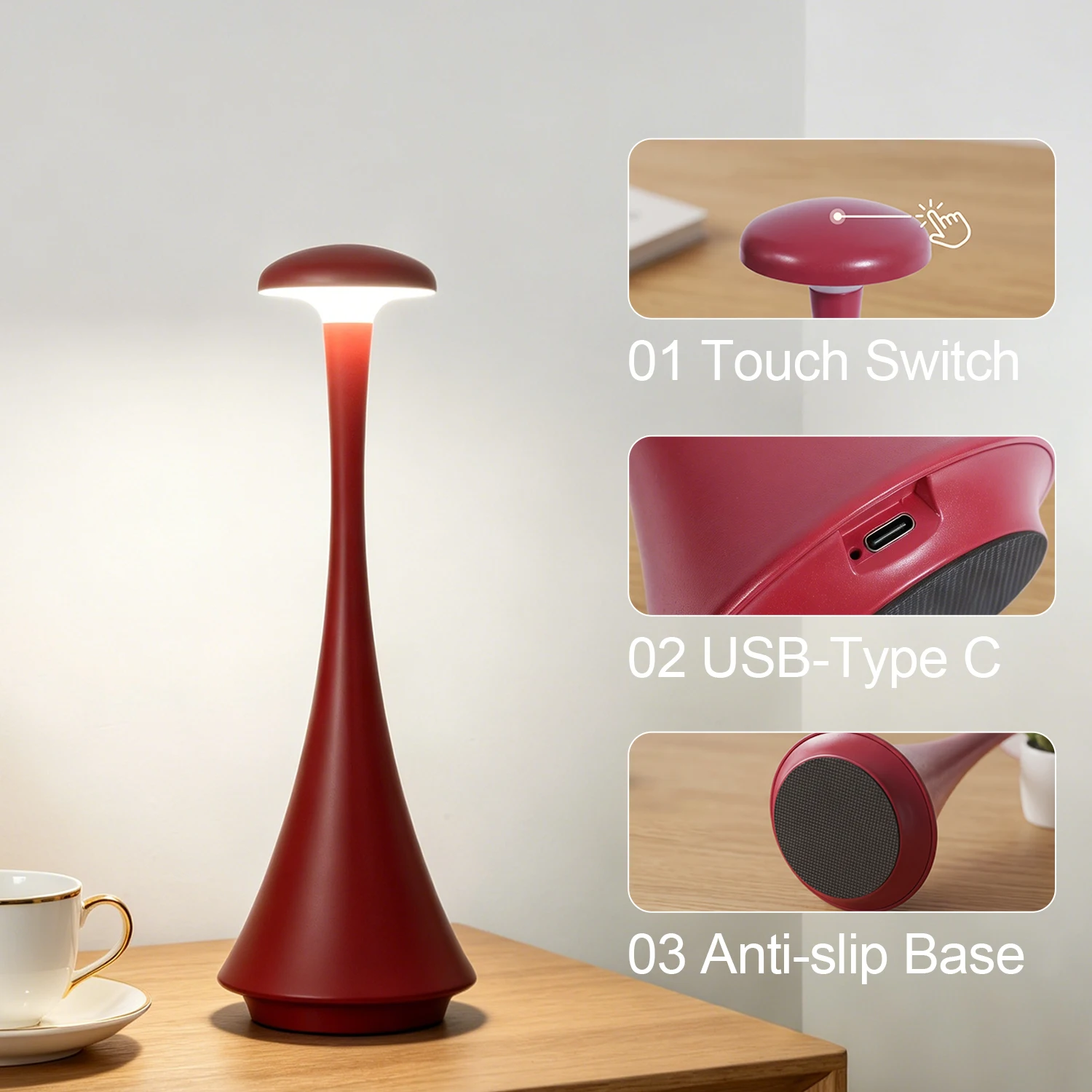 GGbingo Pilz-Tischlampe, wiede – Mushroom Table Lamp Bewertung und Preis