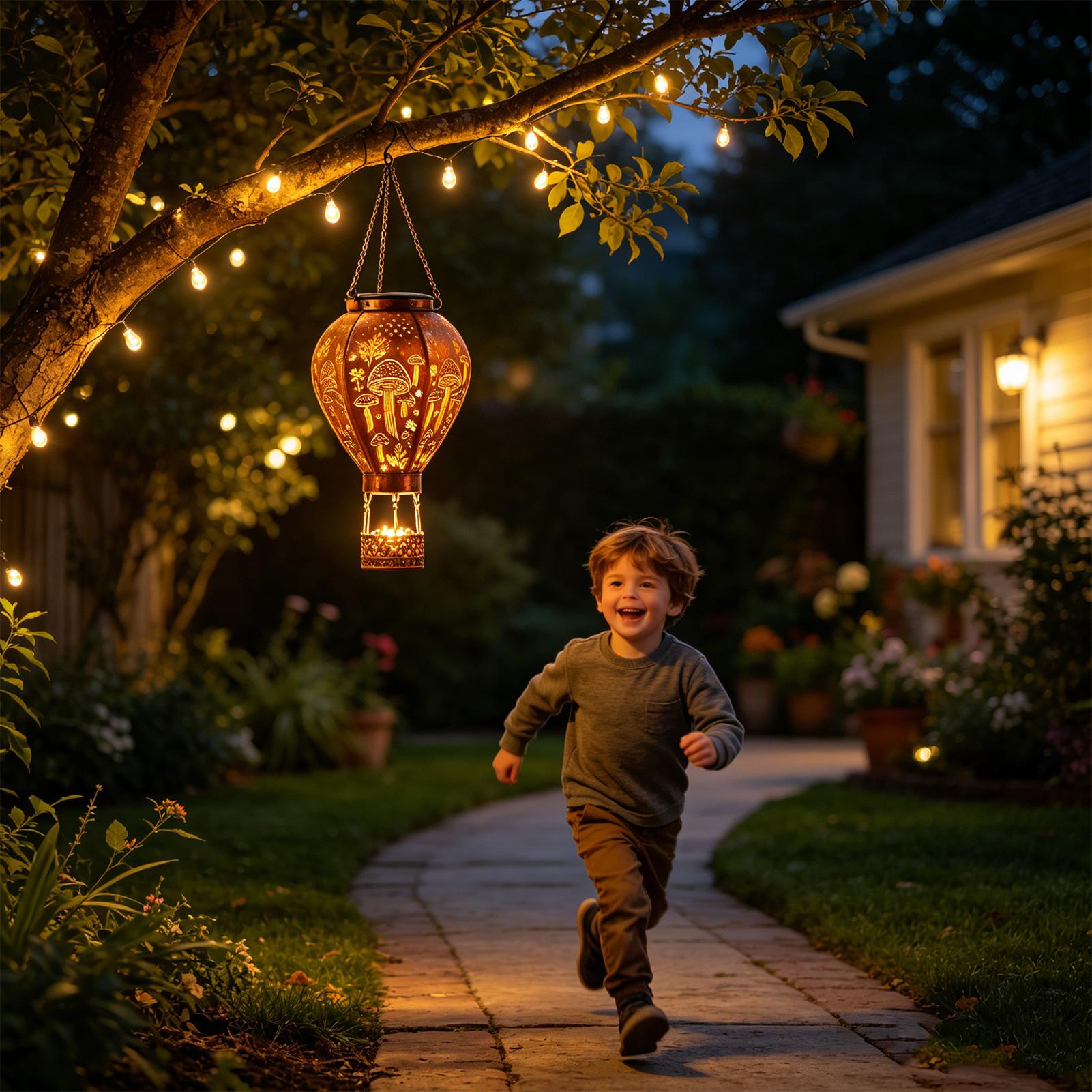 Heißluftballon-Solarleuchte, K – Wall Decor Lighting Bewertung und Preis