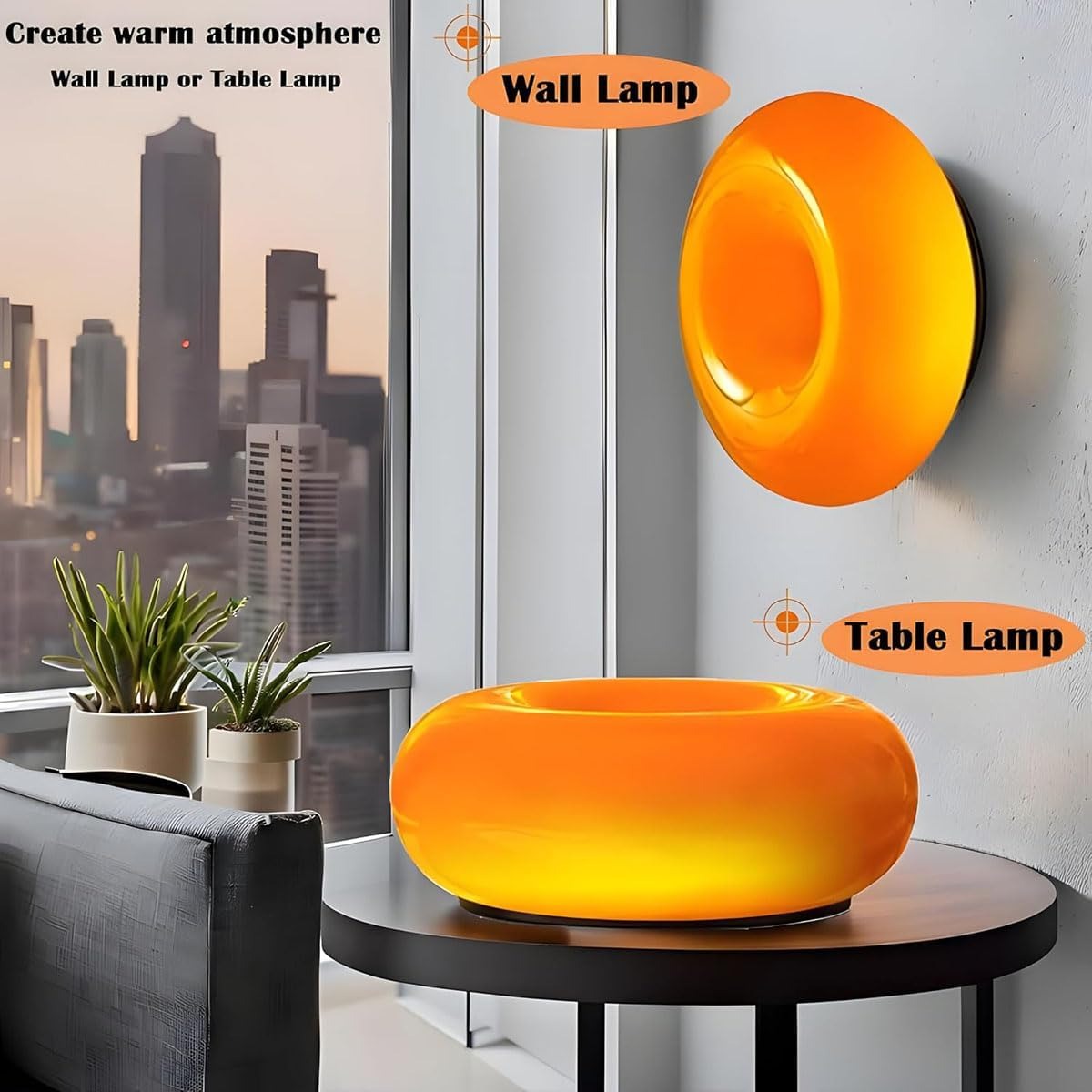 Nordische Donut-Lampe Bauhaus  – Mushroom Table Lamp Bewertung und Preis