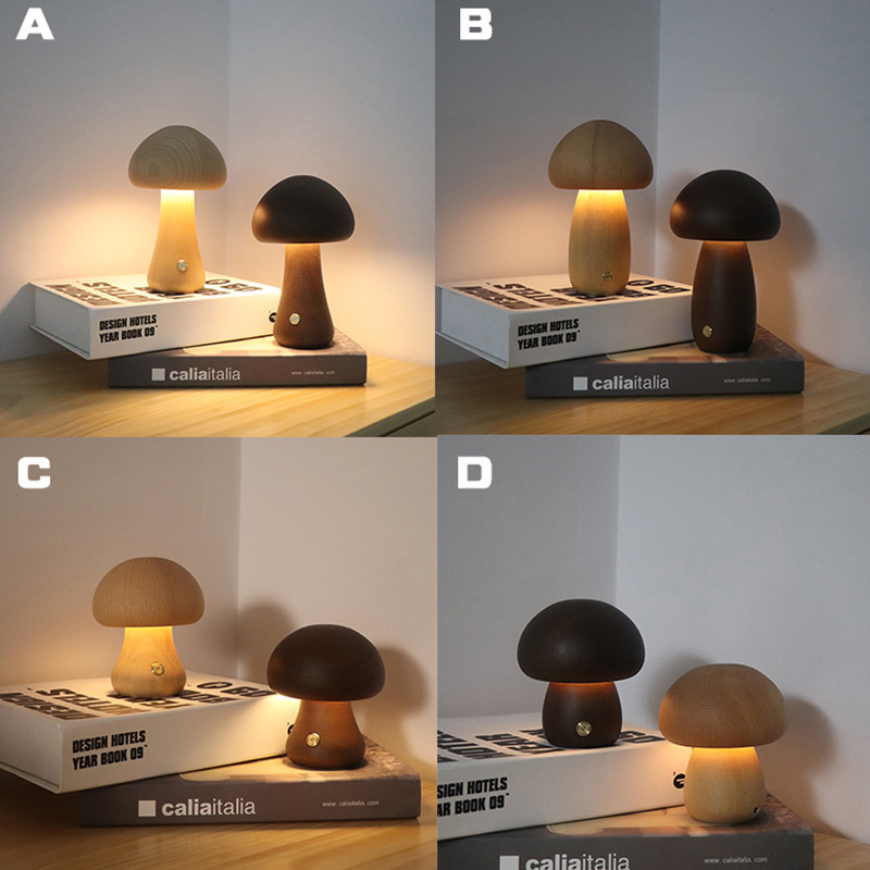 Verkettete hölzerne Pilz Nacht – Mushroom Table Lamp Bewertung und Preis