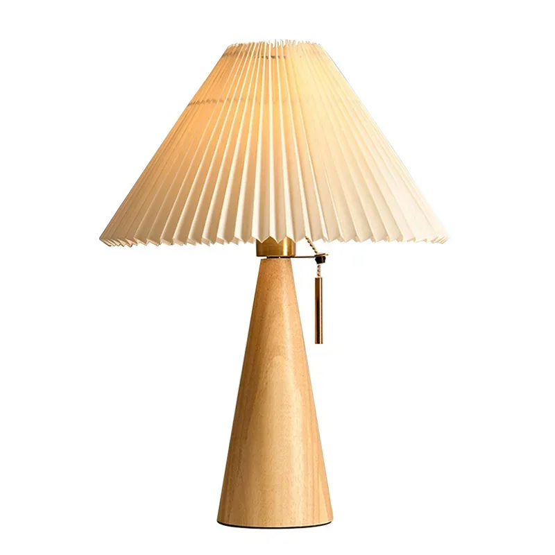 Retro-Plissee-Tischlampe, nord – Lighting Table Decor Bewertung und Preis