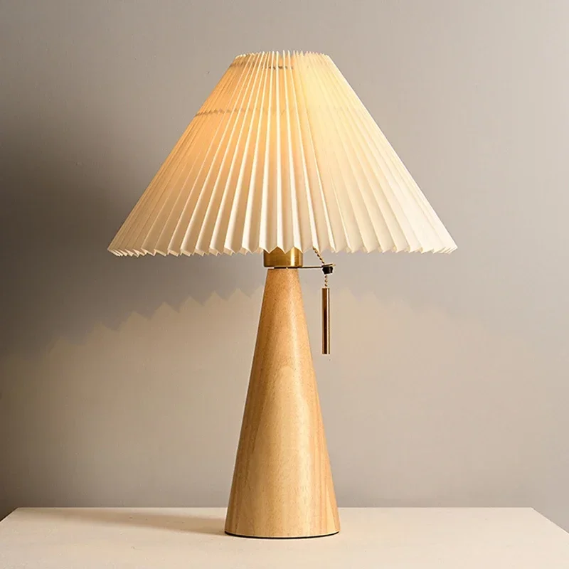 Retro-Plissee-Tischlampe, nord – Lighting Table Decor Bewertung und Preis