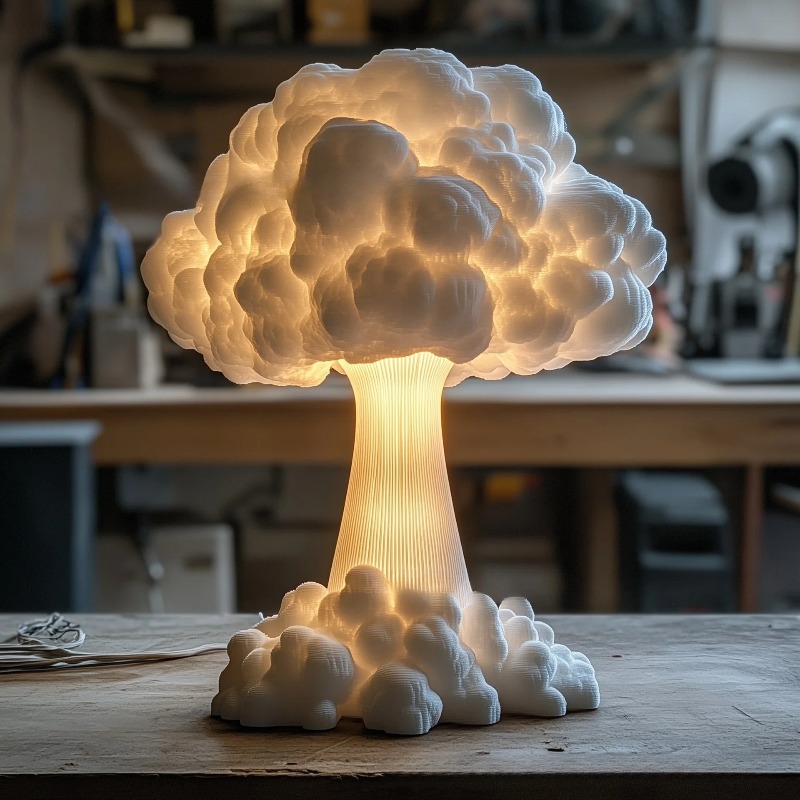 USB-betriebene Atomarbeitsplat – Mushroom Table Lamp Bewertung und Preis