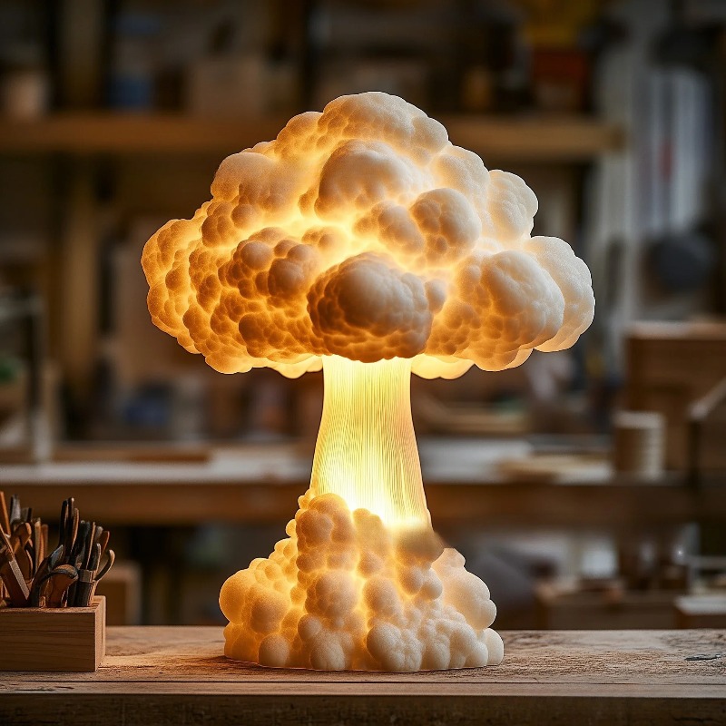 USB-betriebene Atomarbeitsplat – Mushroom Table Lamp Bewertung und Preis